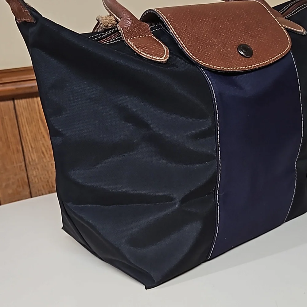 Longchamp Purple and Black Tote Bag - Picture 5 of 17